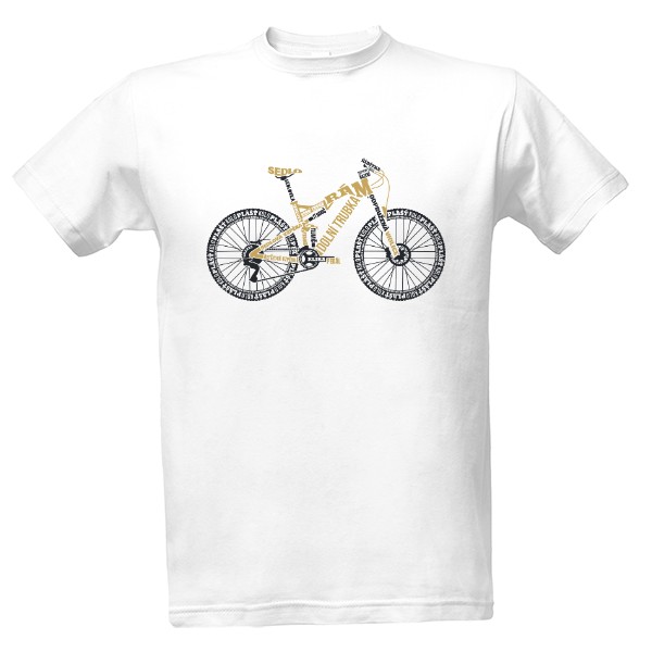 T-shirt bike anatomy