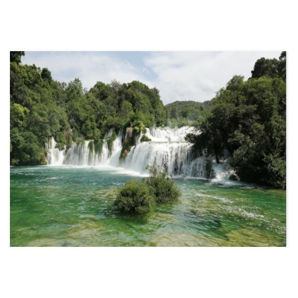 Puzzle A3 s potiskem Nature park KRKA Croatia - puzzle